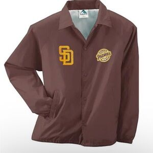 COPY - Padres embroidered light windbreaker